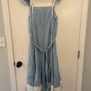 New with tags Roller Rabbit Gingham Zarela Dress- Size Small